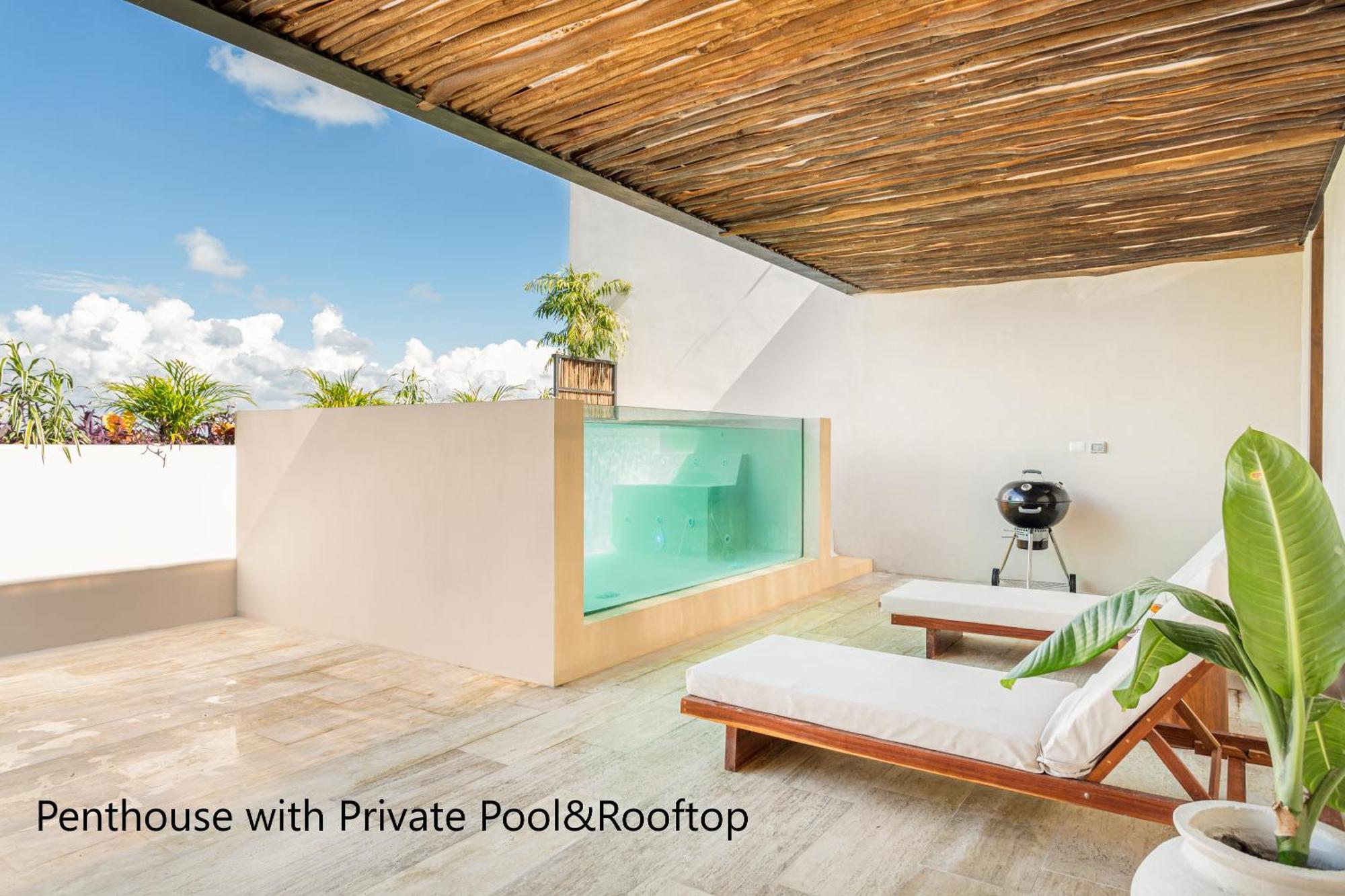 Extraordinary 2Br Apartment In Fully Equipped Hotel In Tulum Bagian luar foto
